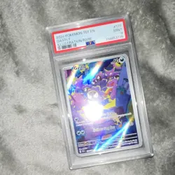 Pokemon TCG Gastly 177/162 SV05 Temporal Forces Illus Rare Holo EN PSA 9 - Image 1