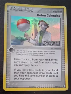 Pokemon TCG Holon Scientist 97/113 Reverse Holo EX Delta Species Stamped - Image 2