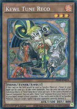 Kewl Tune Reco (CR) - PHRE-EN033 - Collector's Rare - 1st Edition x1 Lightly Pla - Image 1