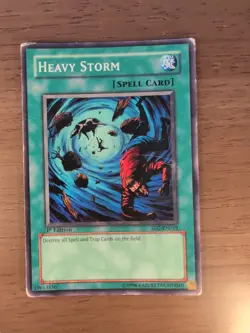 Heavy Storm Yu-Gi-Oh! SD2-EN019 1st Common - Image 1