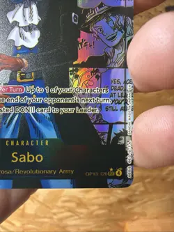 One Piece Card Game Manga Parallel Sabo Inherited Will Op13-120 Comic Para - Image 2
