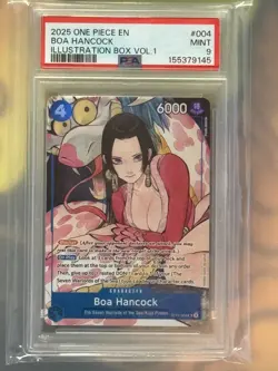 One Piece Illustration Box Vol. 1 Boa Hancock ST17-004 PSA 9 - Image 1