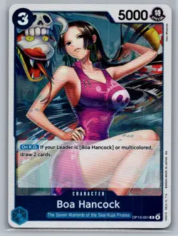 Boa Hancock OP13-051 Rare Carrying On His Will One Piece Foil Near Mint - Image 1