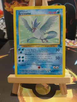 Pokemon TCG Articuno 17/62 Fossil Rare Non-Holo Card WOTC 1999 - Image 1