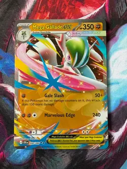 Pokemon Mega Gallade ex 048/086 Chaos Rising TCG Card - PRISTINE MINT Pack Fresh - Image 1