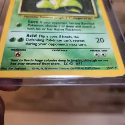 Victreebel 14/64 Holo Rare Jungle Set 1999 Pokemon Card Vintage WOTC Scratched - Image 3