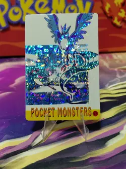 Vintage Pocket Monster Holo Prism Sticker Card *RARE* *MINT* Articuno #43 - Image 1