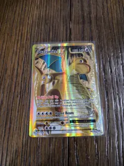 Pokemon TCG Dragonite-EX Evolutions Full Art Holo Card 106/108 Ultra Rare - Image 1