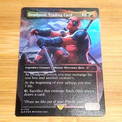 Deadpool, Trading Card, Secret Lair 1753 - Foil, MTG LP Light Play - Image 1