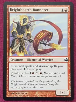 Magic The Gathering MORNINGTIDE BRIGHTHEARTH BANNERET red card MTG - Image 1