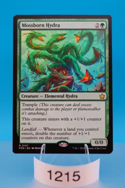 MTG Mossborn Hydra Foundations Regular #107 - Image 1
