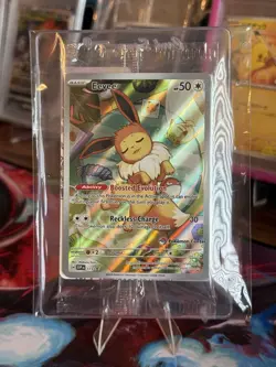 Sealed Eevee Promo SVP 173 Pokemon Center Stamped Card Prismatic Evolutions - Image 1