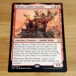 Muxus, Goblin Grandee, Jumpstart, Magic the Gathering MTG NM 004, Bit Off Center - Image 1