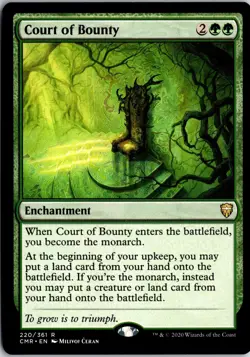 Court of Bounty 220 R Commander Legends Magic: The Gathering NM/M - Image 1