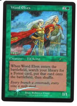 Wood Elves 30th Anniversary Promo NM FOIL MTG Magic - Image 1