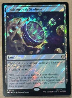MTG Teenage Mutant Ninja Turtles Eternal-Legal, Undergrowth Stadium - Surge Foil - Image 1
