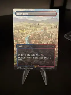 Fiery Islet (Borderless) - Universes Beyond: Assassin's Creed - 112 - NM - Image 1