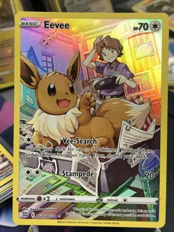 Pokemon TCG Eevee Sword & Shield: Brilliant Stars TG11/TG30 Holo Secret Rare - Image 1