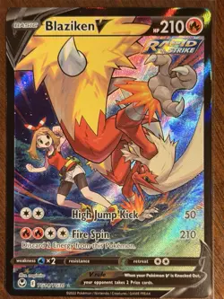 Pokemon TCG: Blaziken V TG14/TG30 SWSH12: Silver Tempest Trainer Gallery NM - Image 1
