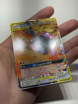 Pokemon TCG Moltres & Zapdos & Articuno GX 44/68 Hidden Fates Holo - NM - Image 2