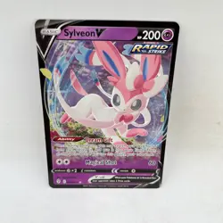 Sylveon V 074/203 Holo V Rare Evolving Skies Pokemon Holo Lightly Played - Image 1