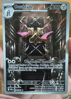 Pokemon Doublade Stage 1 Card POR 2026 098/088 Holo Rare English - Image 2