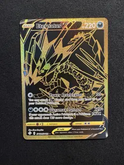 Pokemon - Eternatus V - SV121/SV122 - Shining Fates - Gold Shiny Holo Rare NM - Image 1
