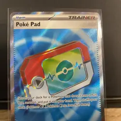 Pokemon Poke Pad 113/088 Full Art UR Holo POR Set Trainer Item English LP/NM - Image 3