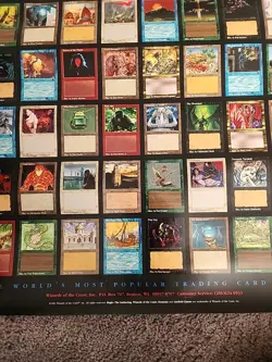 1994 Magic the Gathering Multiverse of Dominia Promo Store Display Poster WOTC - Image 3