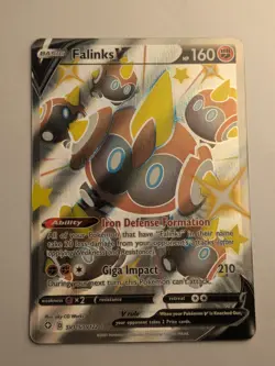 Pokemon TCG Falinks V Sv115/Sv122 Shining Fates Shiny Vault Holo Mint Condition - Image 1