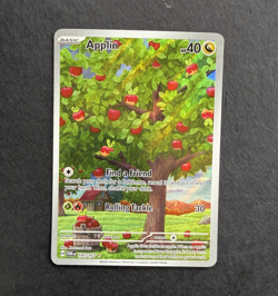 Pokemon Applin 185/167 Sv06: Twilight Masquerade Illustration Rare Holo ENG 40HP - Image 1