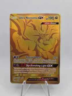 Pokemon Ultra Necrozma GX Dragon Majesty Secret Rare Full Art Holo 78/70 - Image 1