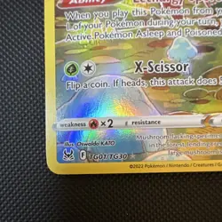 Parasect TG01/TG30 Lost Origin Trainer Gallery Holo Ultra Rare 120 HP English - Image 3