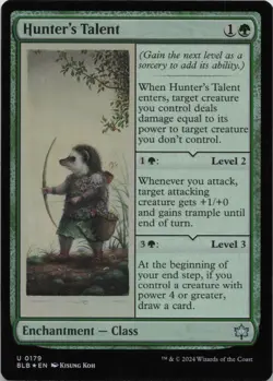 Hunter's Talent - FOIL - U Bloomburrow 179 - MTG - Image 1