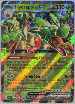 Hydrapple ex 14/142 Double Rare Stellar Crown Pokemon Holo Near Mint - Image 1