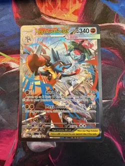 Mega Lucario EX 179/132 Mega Evolution SIR Pokemon TCG - Image 1