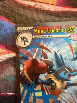 Mega Lucario EX 179/132 Mega Evolution SIR Pokemon TCG - Image 3