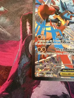 Mega Lucario EX 179/132 Mega Evolution SIR Pokemon TCG - Image 4