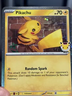 Pokemon Pikachu Promo Holo 051/162 Pokemon Day 2026 - Image 2