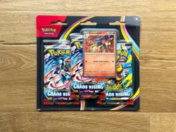 Pokemon TCG: ME04 Chaos Rising 3 Pack Blister Charmeleon In-stock [NEW] - Image 1
