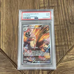 2025 Pokemon Destined Rivals Blaziken Illustration Rare PSA 9 - Image 1
