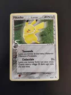 Carte Pokemon PIKACHU 93/92 Specie Delta ITA Holo Italiano - Image 1
