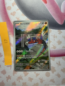 Pokemon TCG Koraidon [Pokemon Center Stamped] SVP 014 Promo Holo NM - Image 1