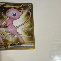 Pokemon Mew ex 205/165 Scarlet & Violet 151 Full Art Gold Holo EN 2023 180HP - Image 2