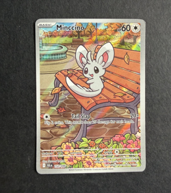 The Pokemon Company Minccino 152/086 Sv: Black Bolt Illus Rare Holo 60HP ENG - Image 1