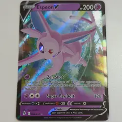 The Pokemon Company Espeon V 064/203 SWSH07 Ultra Rare Holo English 200 HP - Image 1