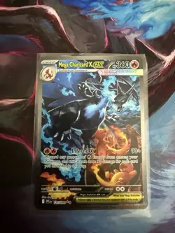 Mega Charizard X EX SIR 125/094 (English) Phantasmal Flames Pokemon TCG - Image 1