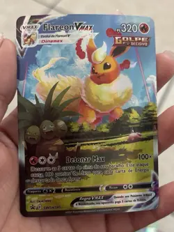 The Pokemon Company Flareon VMAX SWSH180 Promo Holo Portuguese HP 320 - Image 1