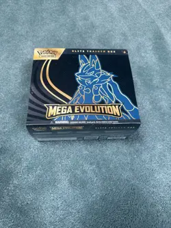 Pokemon TCG Mega Evolution Lucario Elite Trainer Box - Image 1