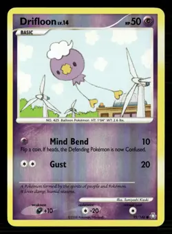 Drifloon 92/146 Common Legends Awakened Pokemon Reverse Holo Lightly Played - Image 1